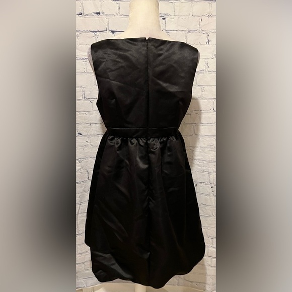 Attention Womens Black Solid Fit & Flare Dress Size 6 - Picture 4 of 5
